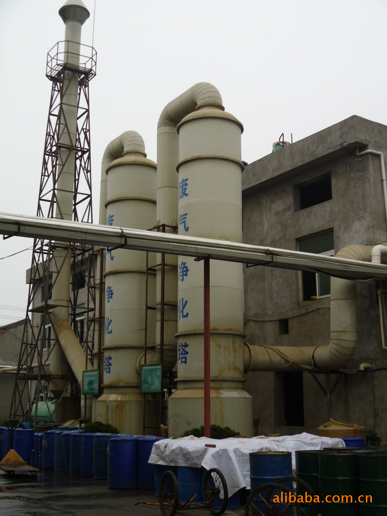 【尾氣吸收塔適用于化工&middot;醫藥&middot;等行業。吸收凈化廢氣。保護環境。】價格,廠家,圖片,有害氣體凈化裝置,臺州市黃巖鴻豐化工防腐設備廠-